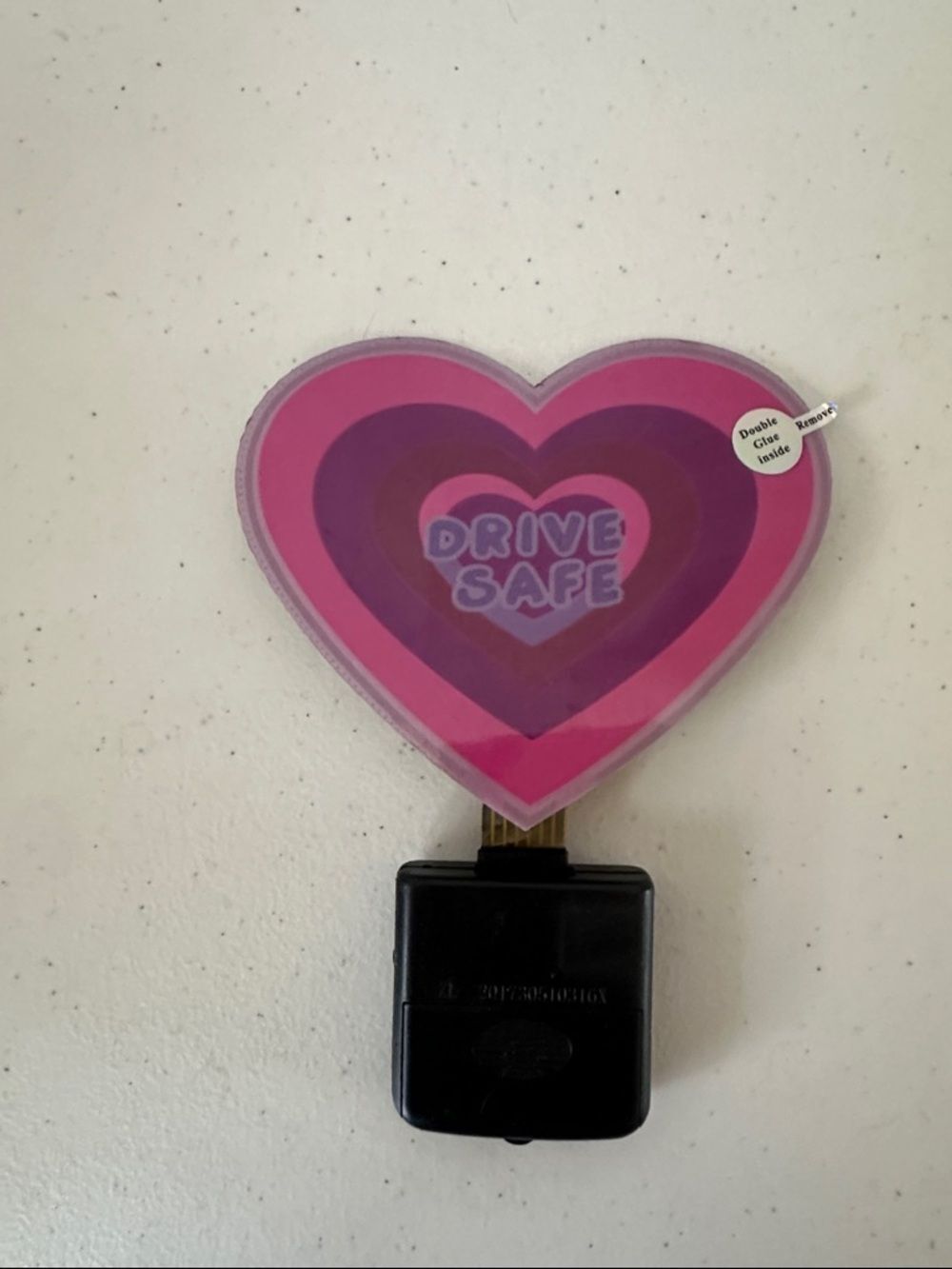 Blinking “Drive Safe” LED Light – Battery Operated Safety Sign w/ Flashing Mode